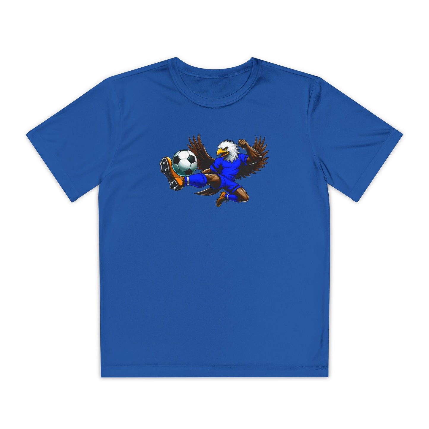 Youth Performance "Eagle Soccer Player" Tee
