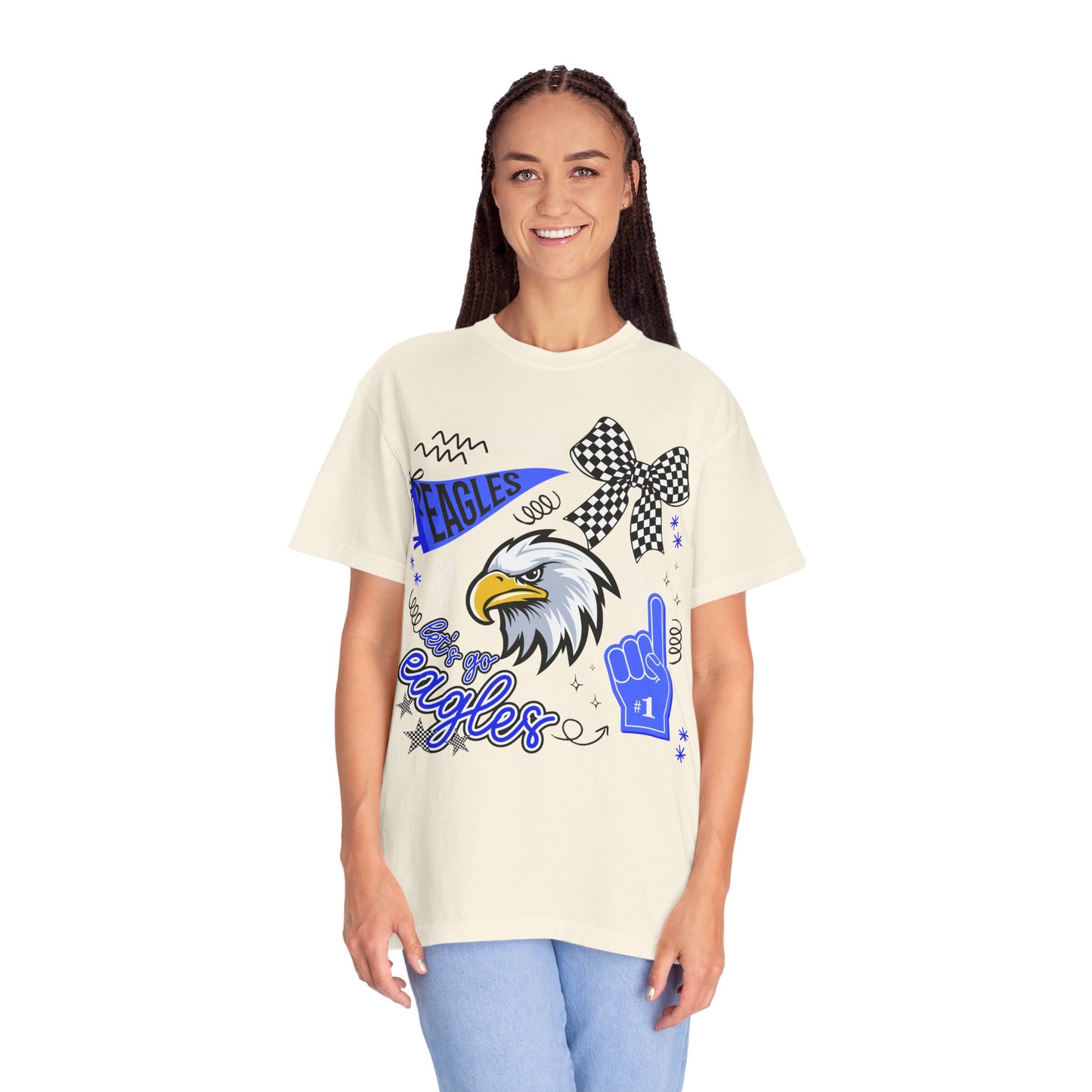 Comfort Colors "Eagles Doodle" Tee