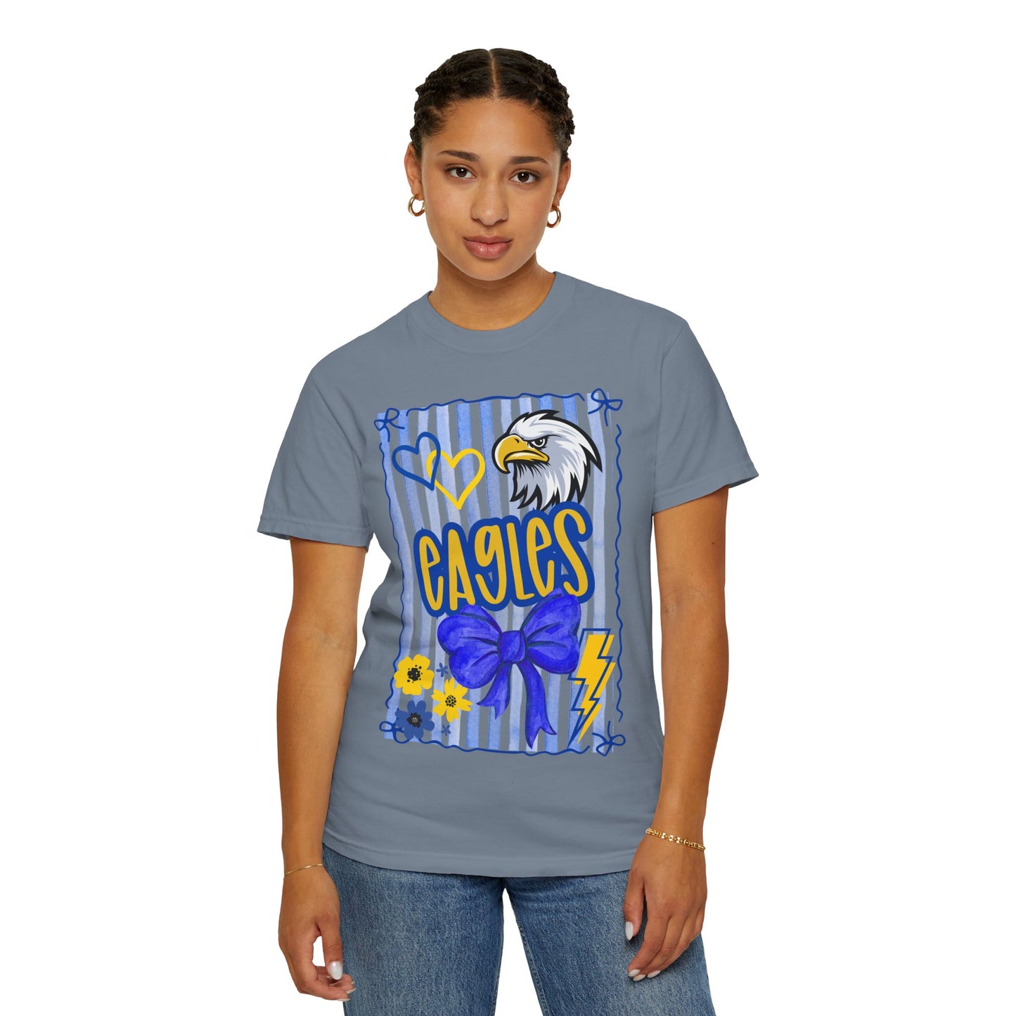 Comfort Colors "Preppy Eagle Collage" Tee