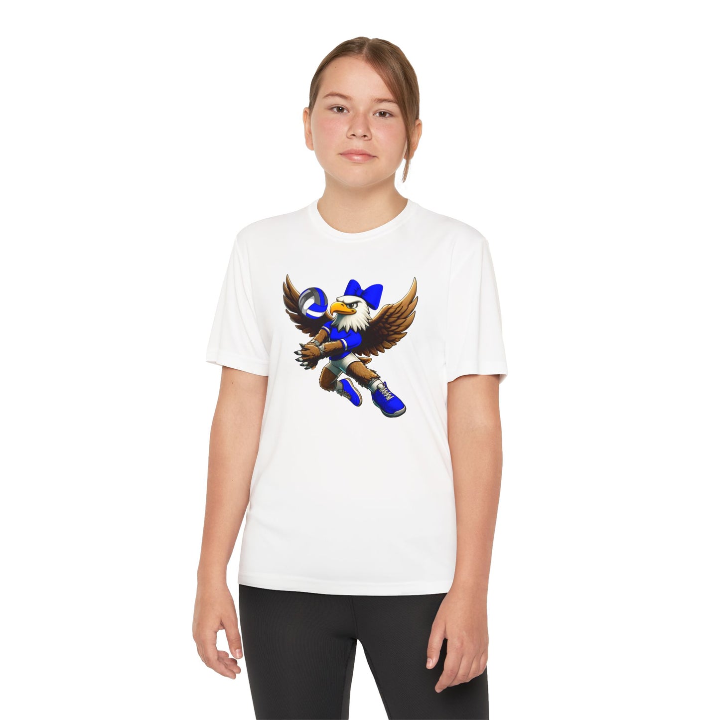 Performance Youth "Volleyball Player Eagle" Tee