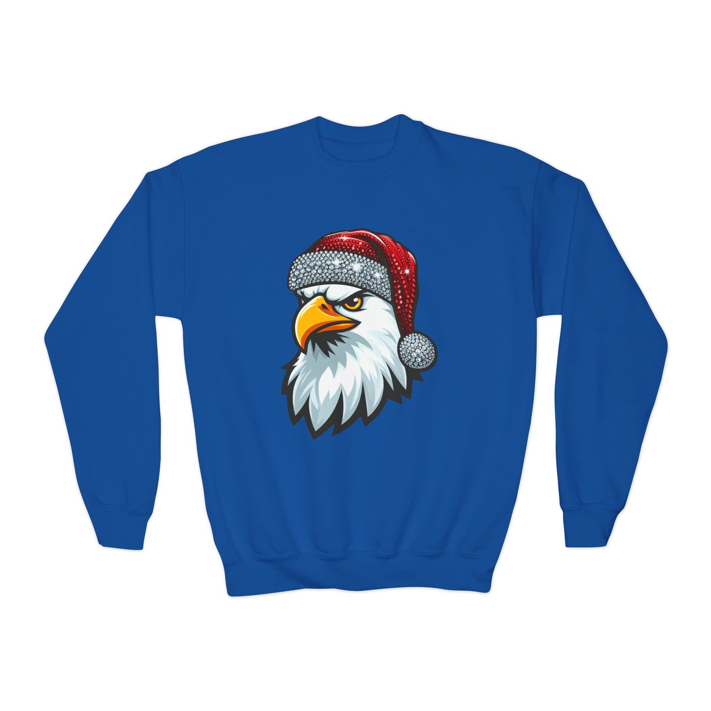 Youth "Santa Eagle" Crewneck Sweatshirt
