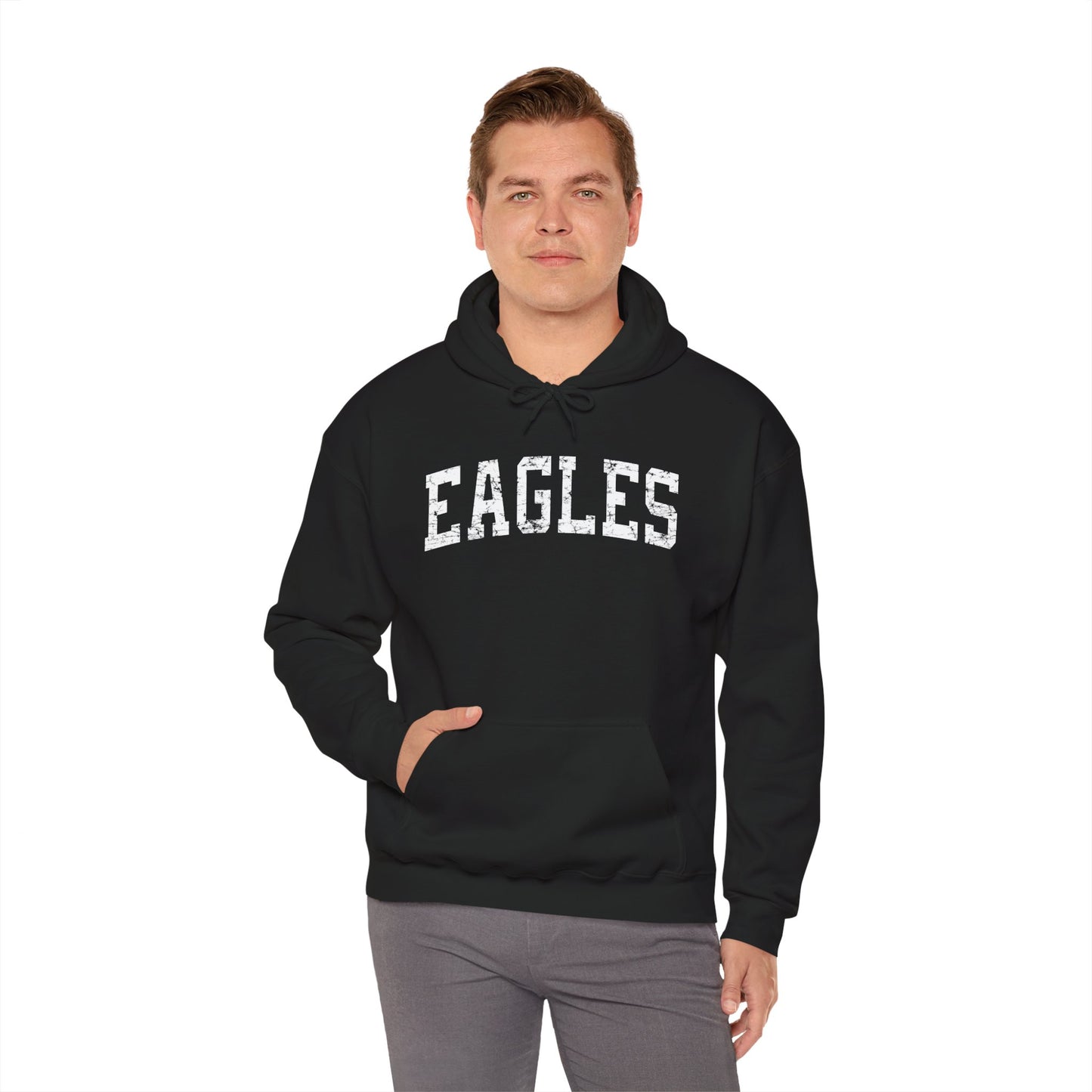 "Distressed Eagles" Hoodie