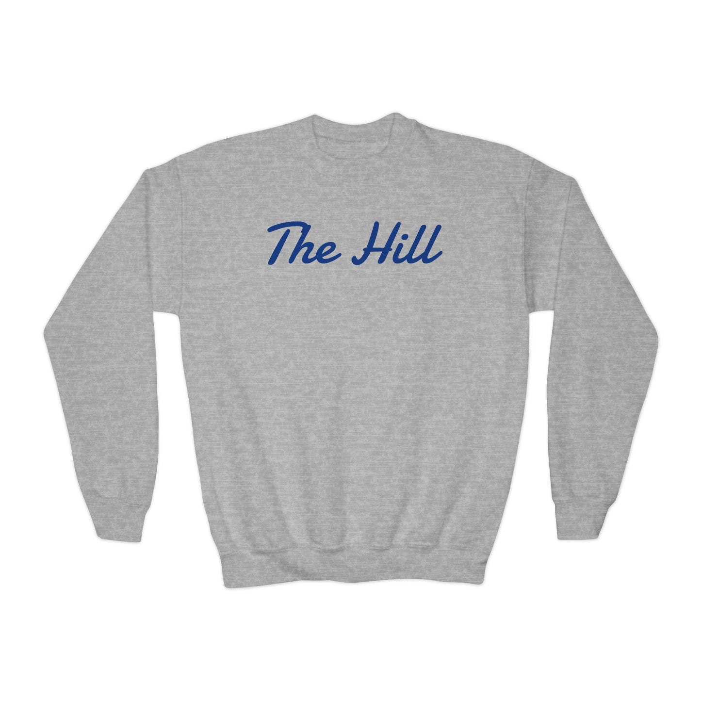 YOUTH Embroidered "The Hill" Crewneck Sweatshirt