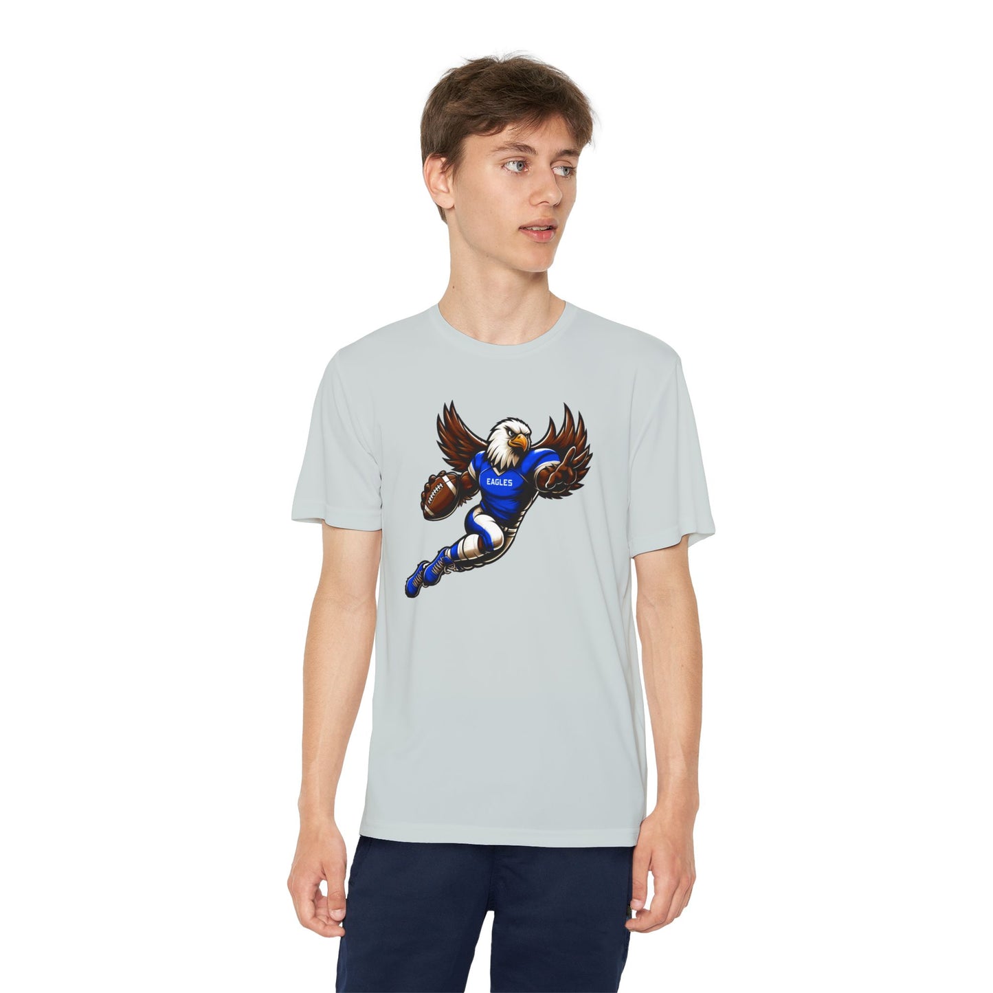 Youth Performance "Football Player Eagle" Tee