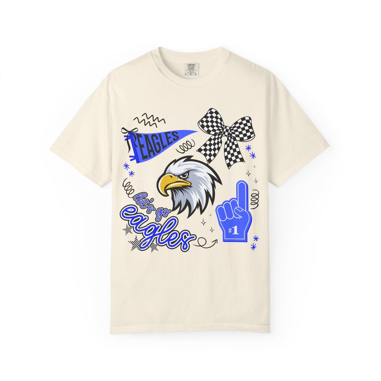 Comfort Colors "Eagles Doodle" Tee