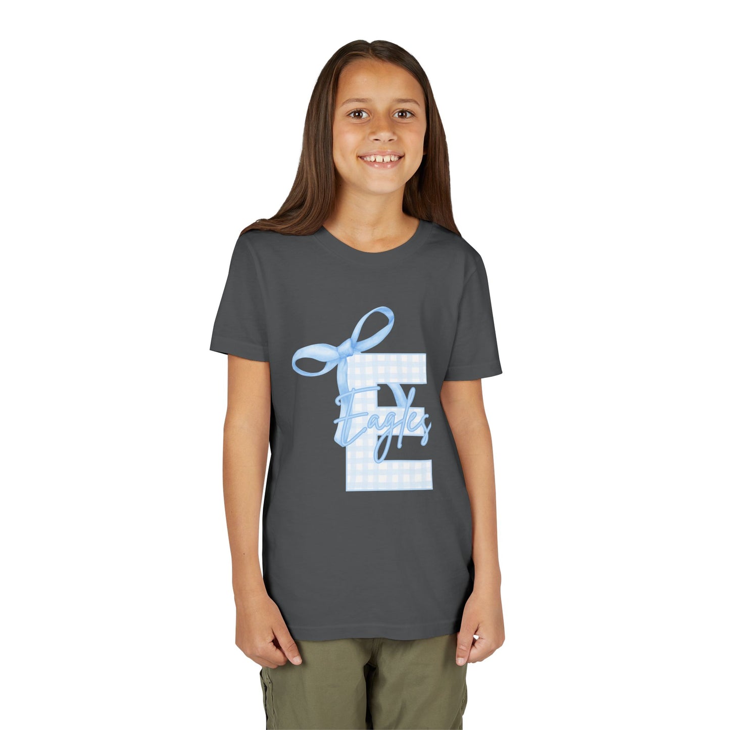 Youth "E Eagles Bow" Tee