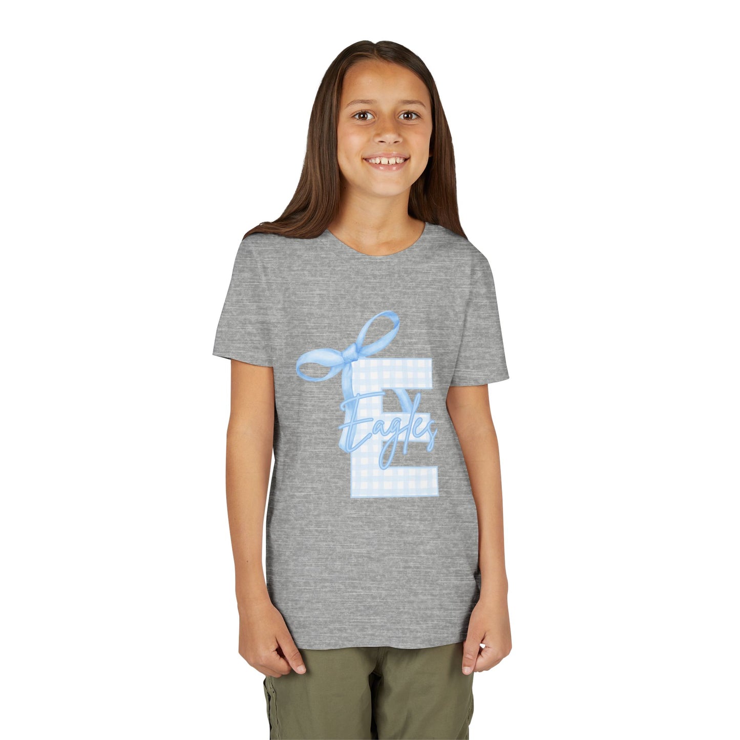 Youth "E Eagles Bow" Tee