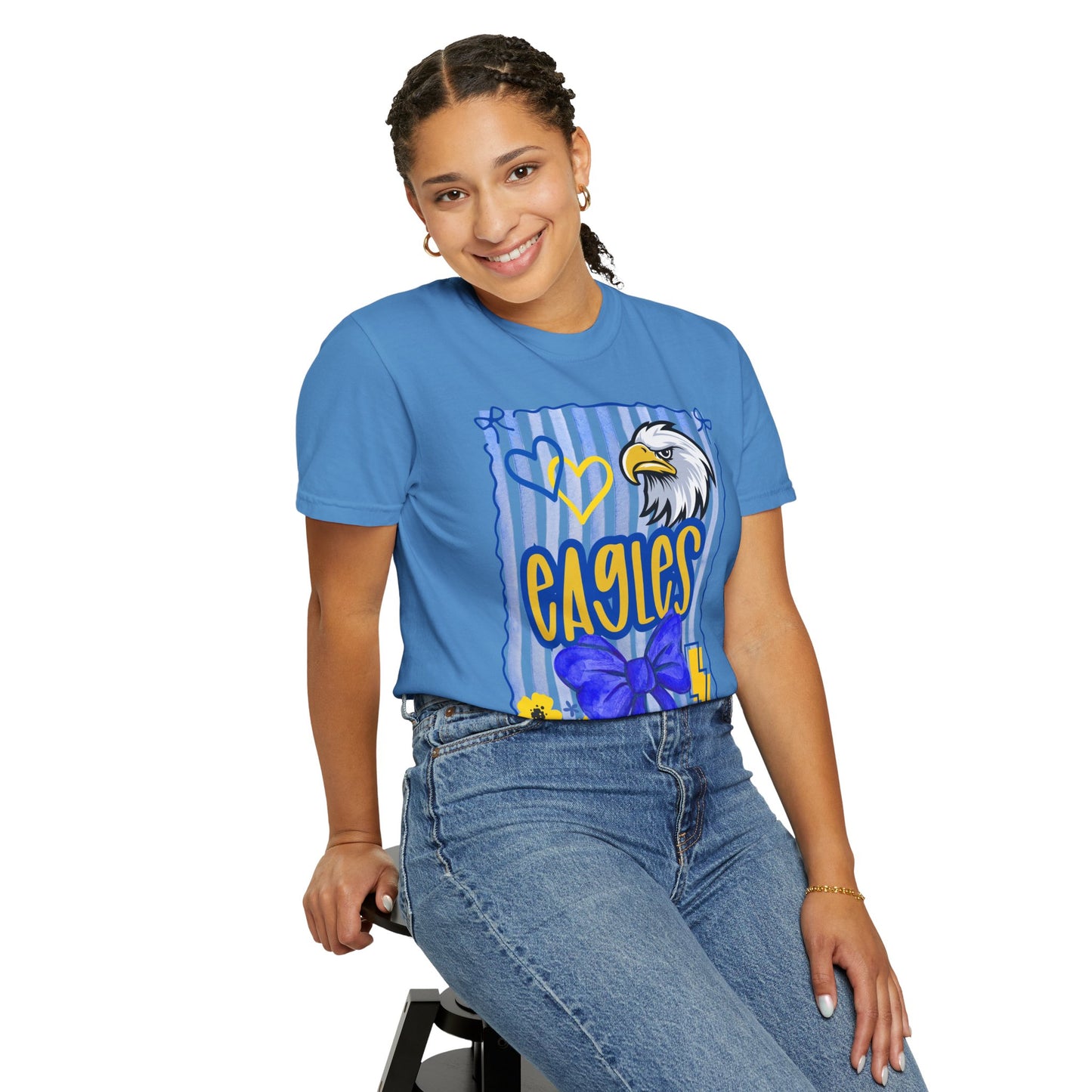 Comfort Colors "Preppy Eagle Collage" Tee