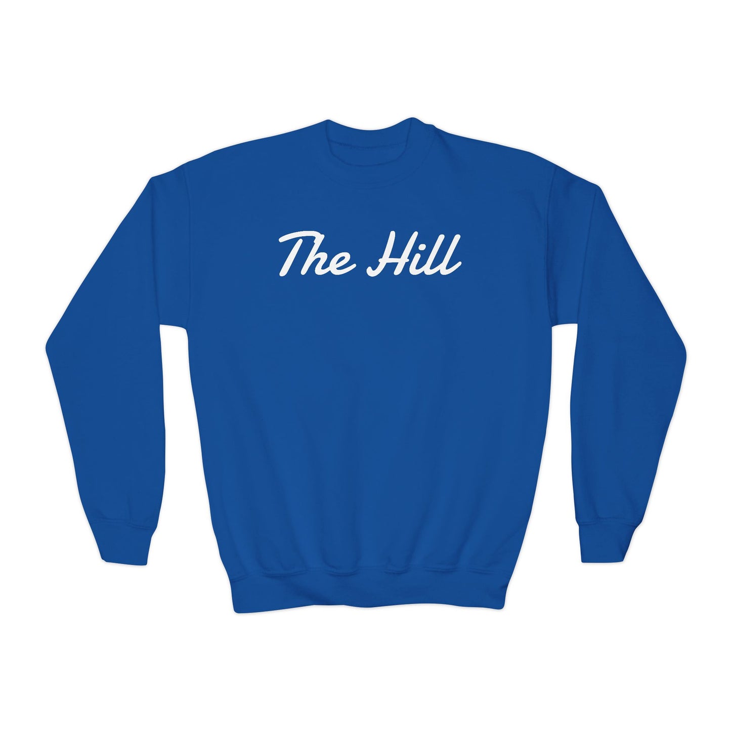 YOUTH Embroidered "The Hill" Crewneck Sweatshirt