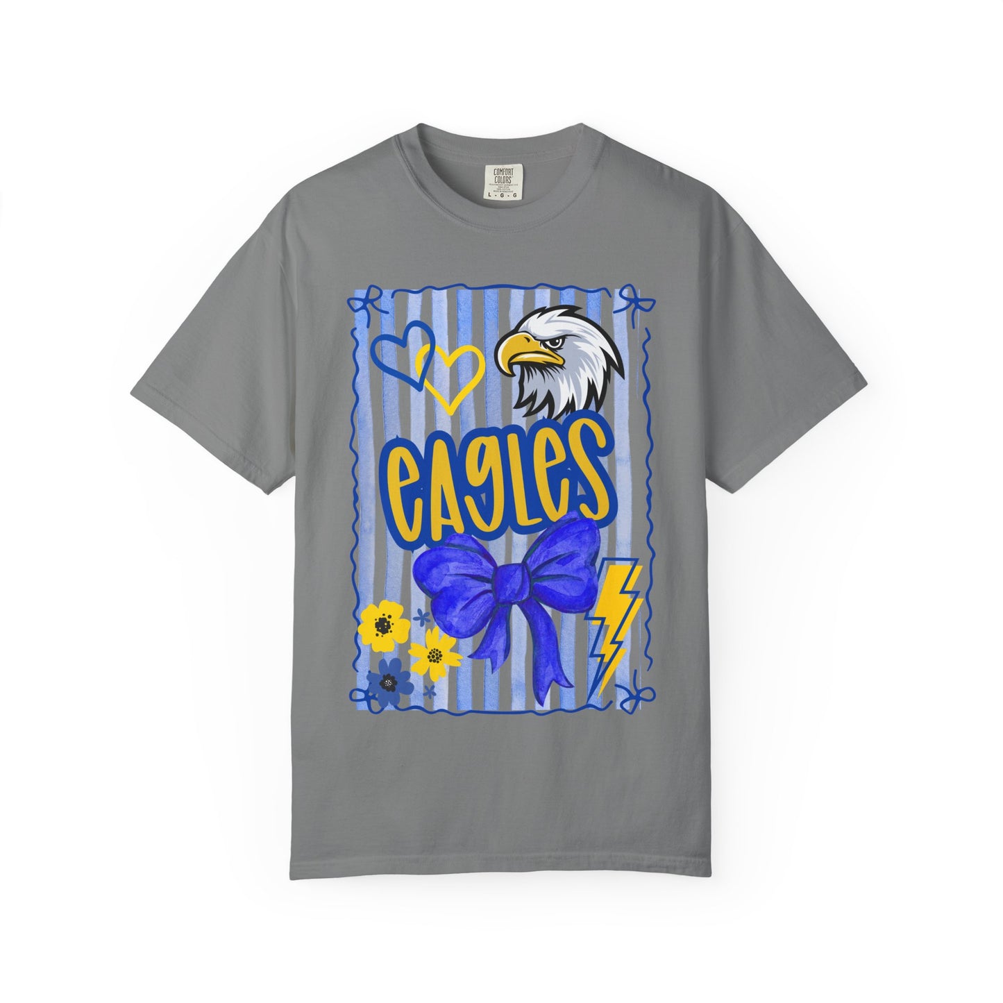Comfort Colors "Preppy Eagle Collage" Tee