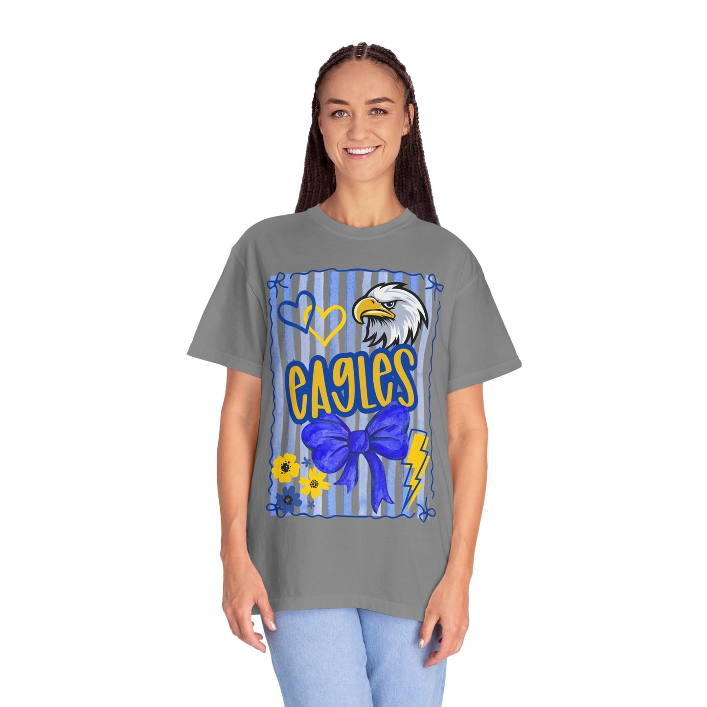 Comfort Colors "Preppy Eagle Collage" Tee
