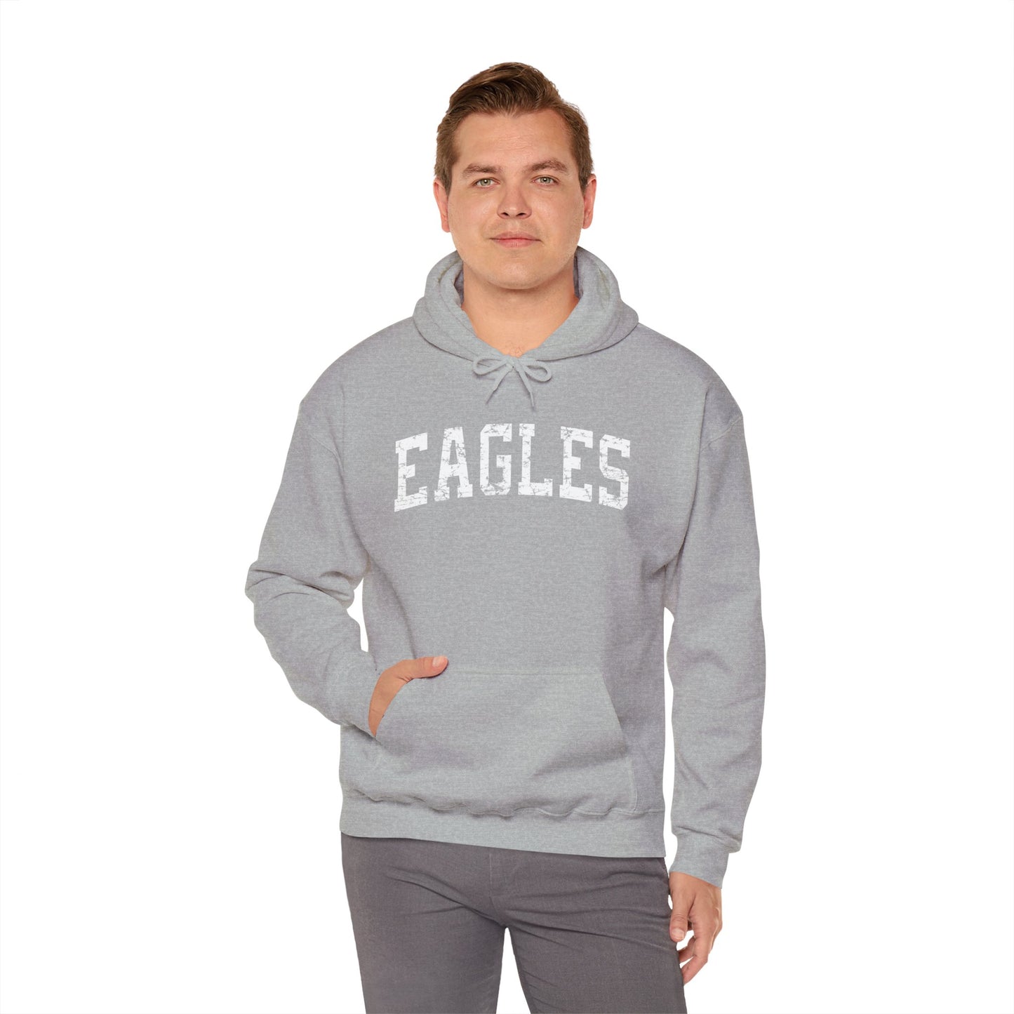 "Distressed Eagles" Hoodie