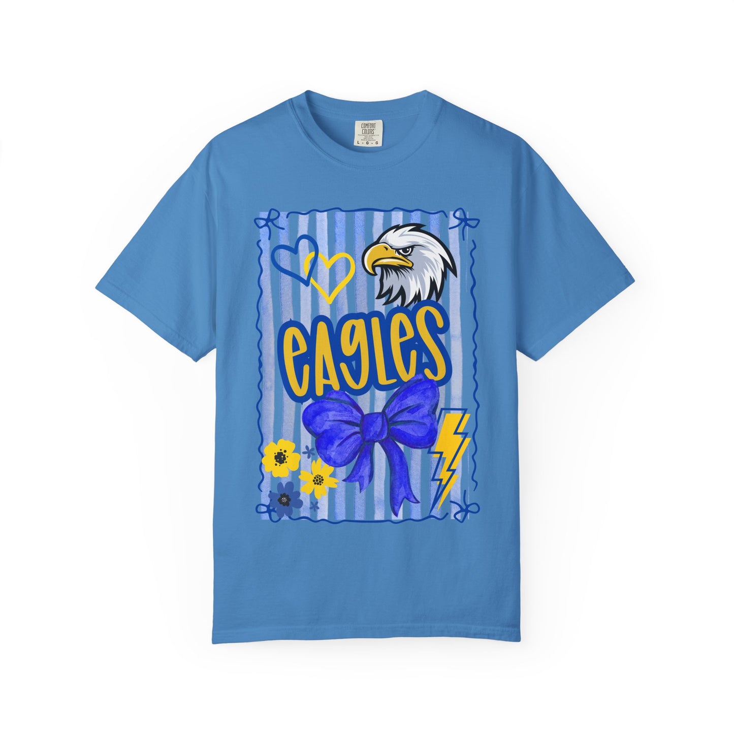 Comfort Colors "Preppy Eagle Collage" Tee