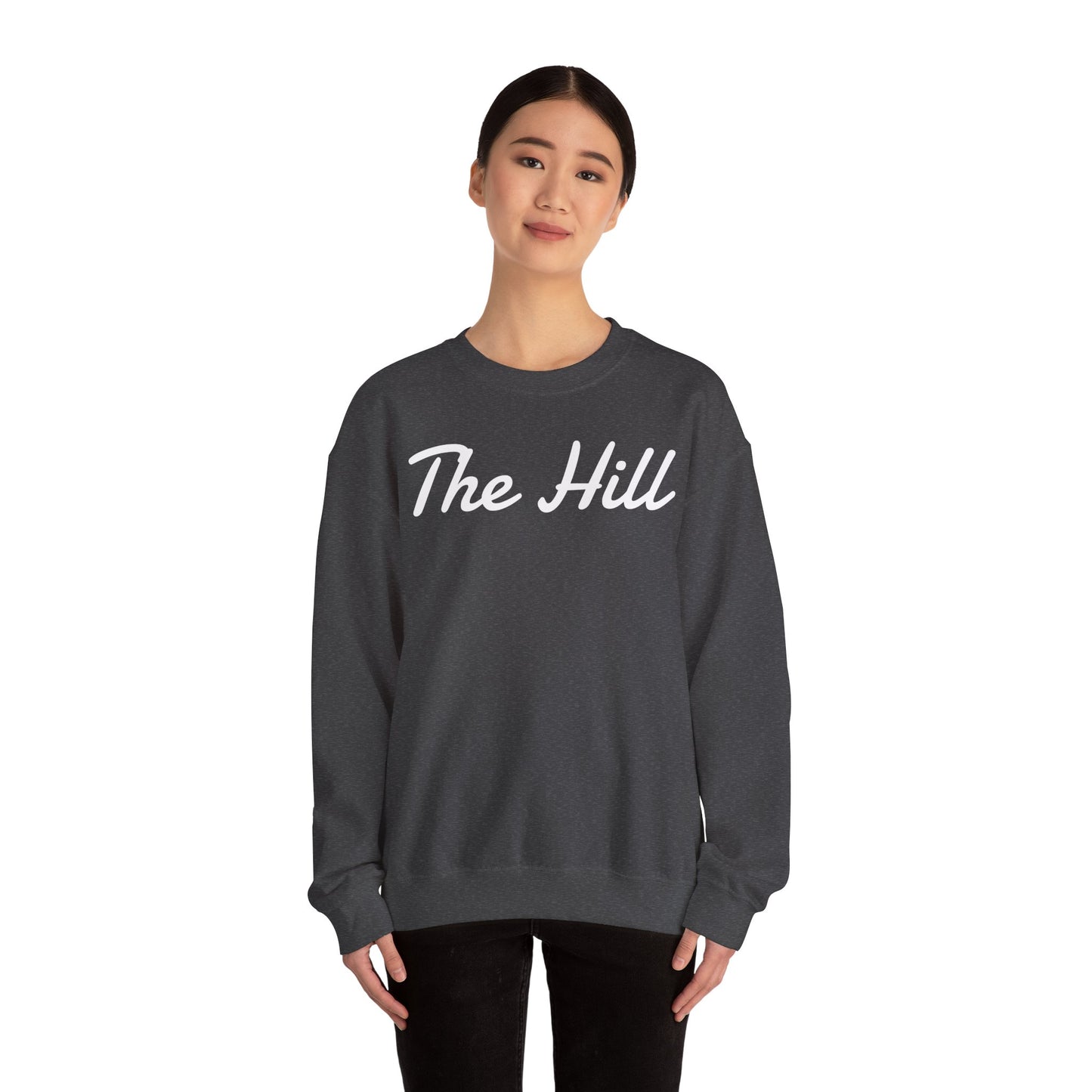Embroidered "The Hill" Crewneck Sweatshirt