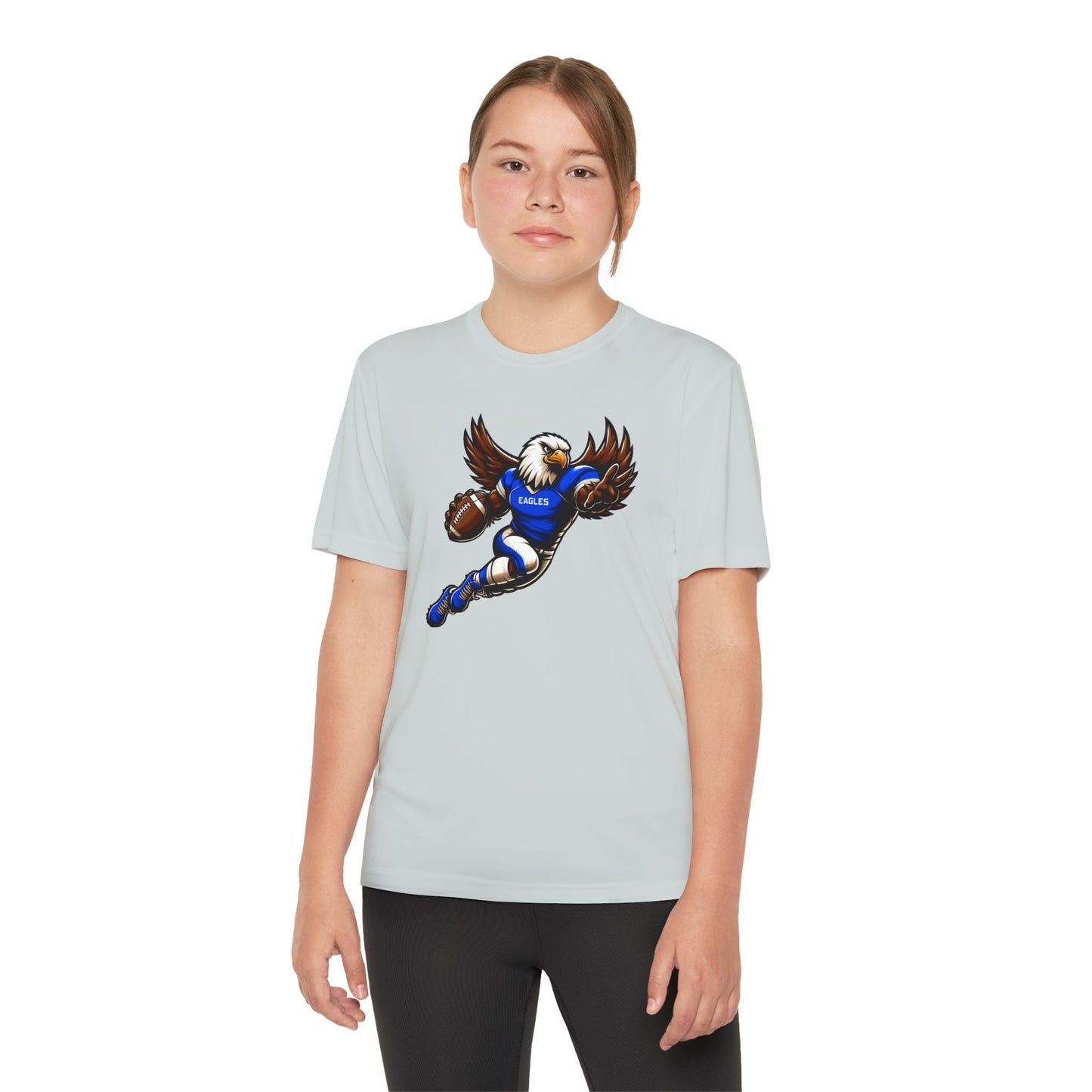 Youth Performance "Football Player Eagle" Tee