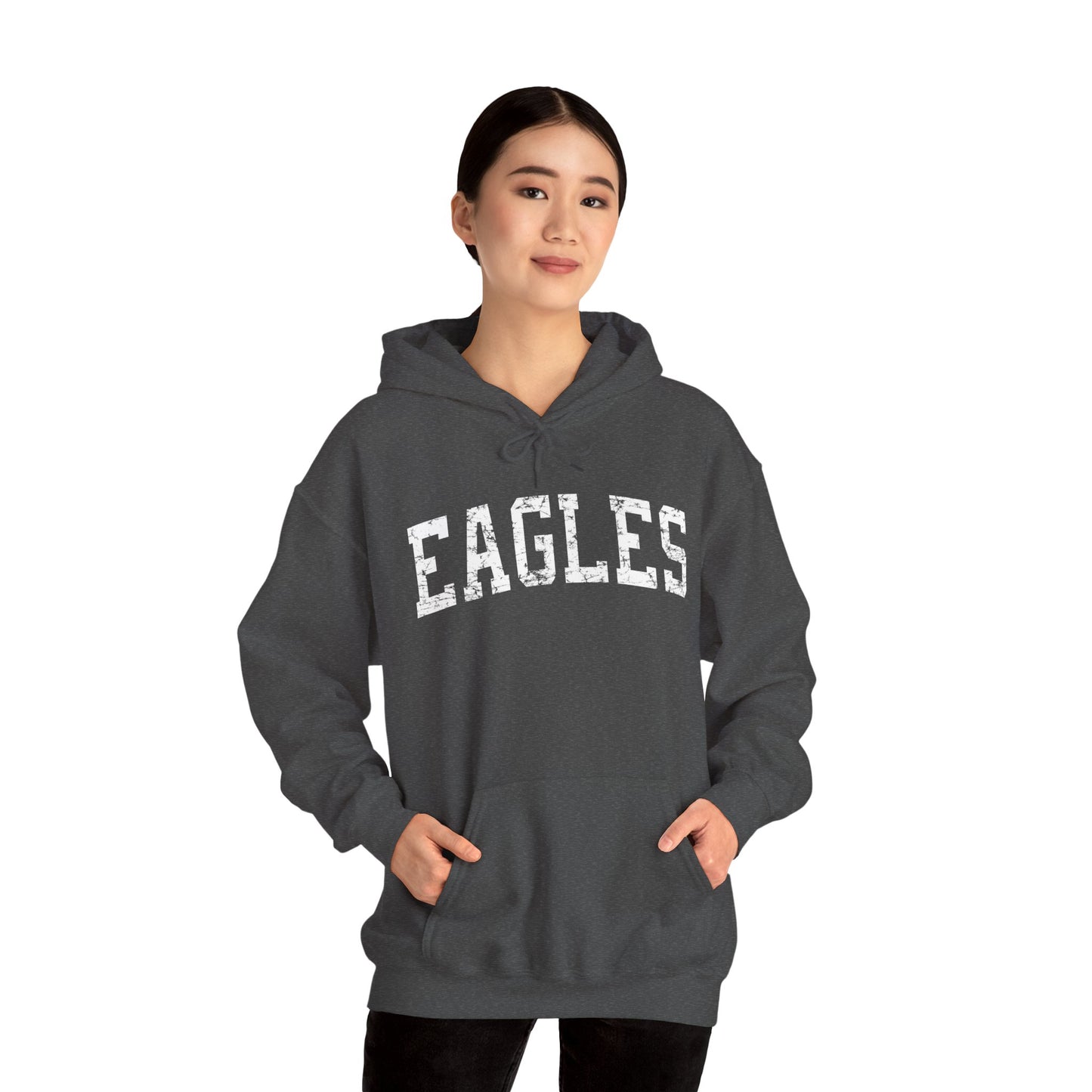 "Distressed Eagles" Hoodie