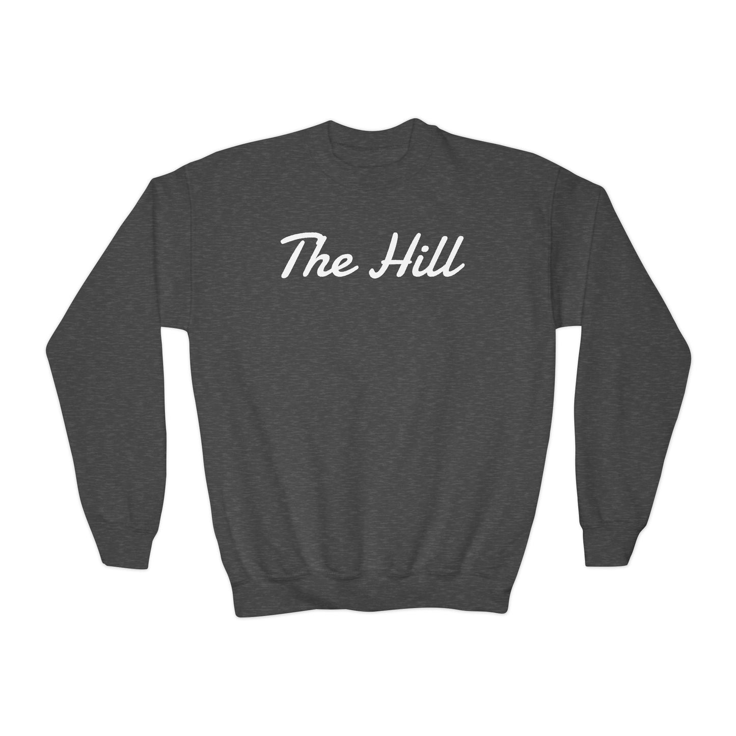 YOUTH Embroidered "The Hill" Crewneck Sweatshirt