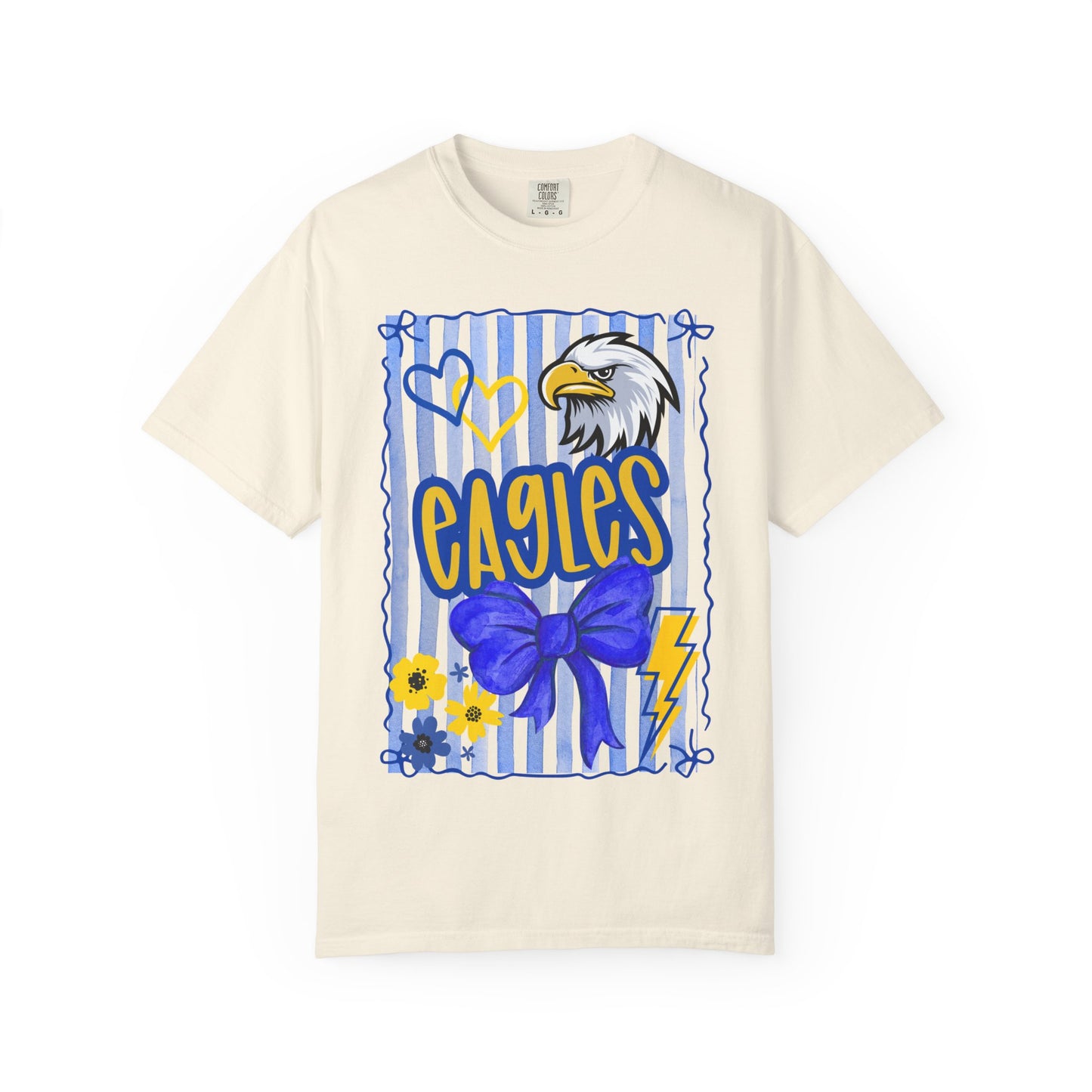 Comfort Colors "Preppy Eagle Collage" Tee