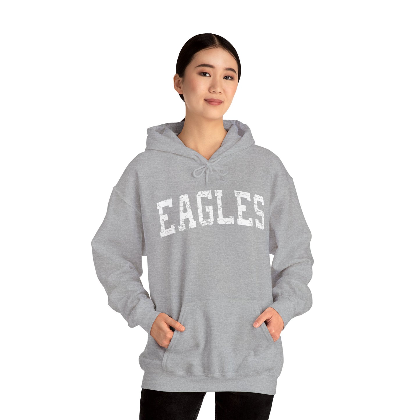 "Distressed Eagles" Hoodie