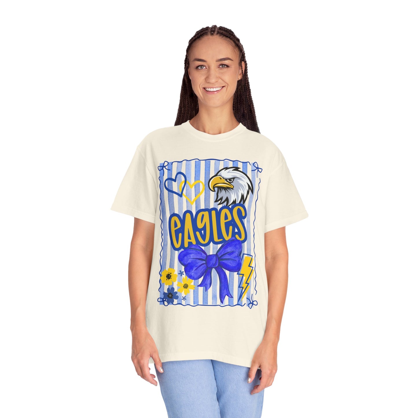 Comfort Colors "Preppy Eagle Collage" Tee
