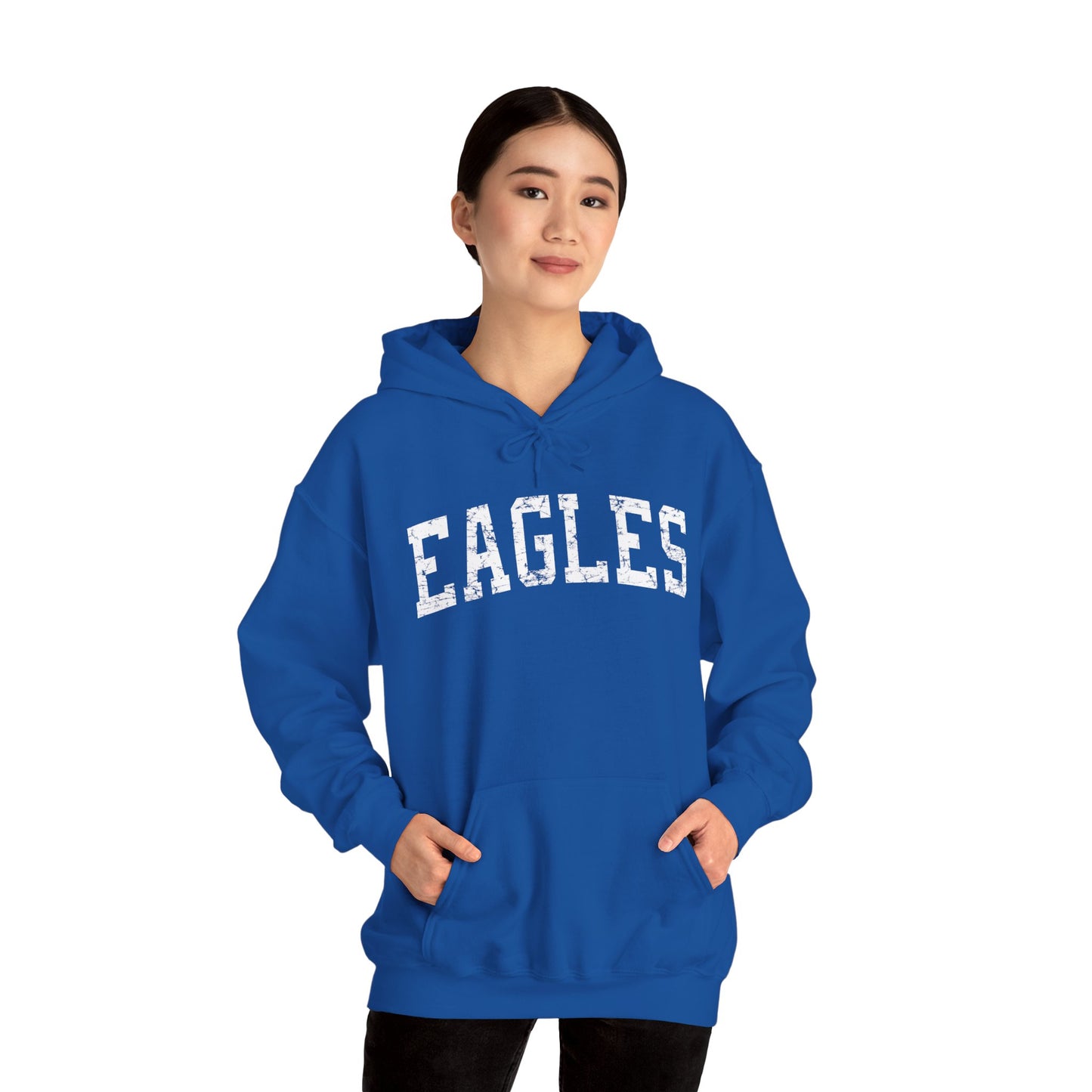 "Distressed Eagles" Hoodie