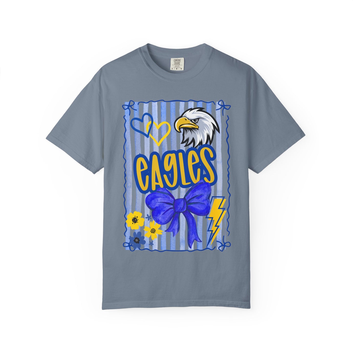 Comfort Colors "Preppy Eagle Collage" Tee