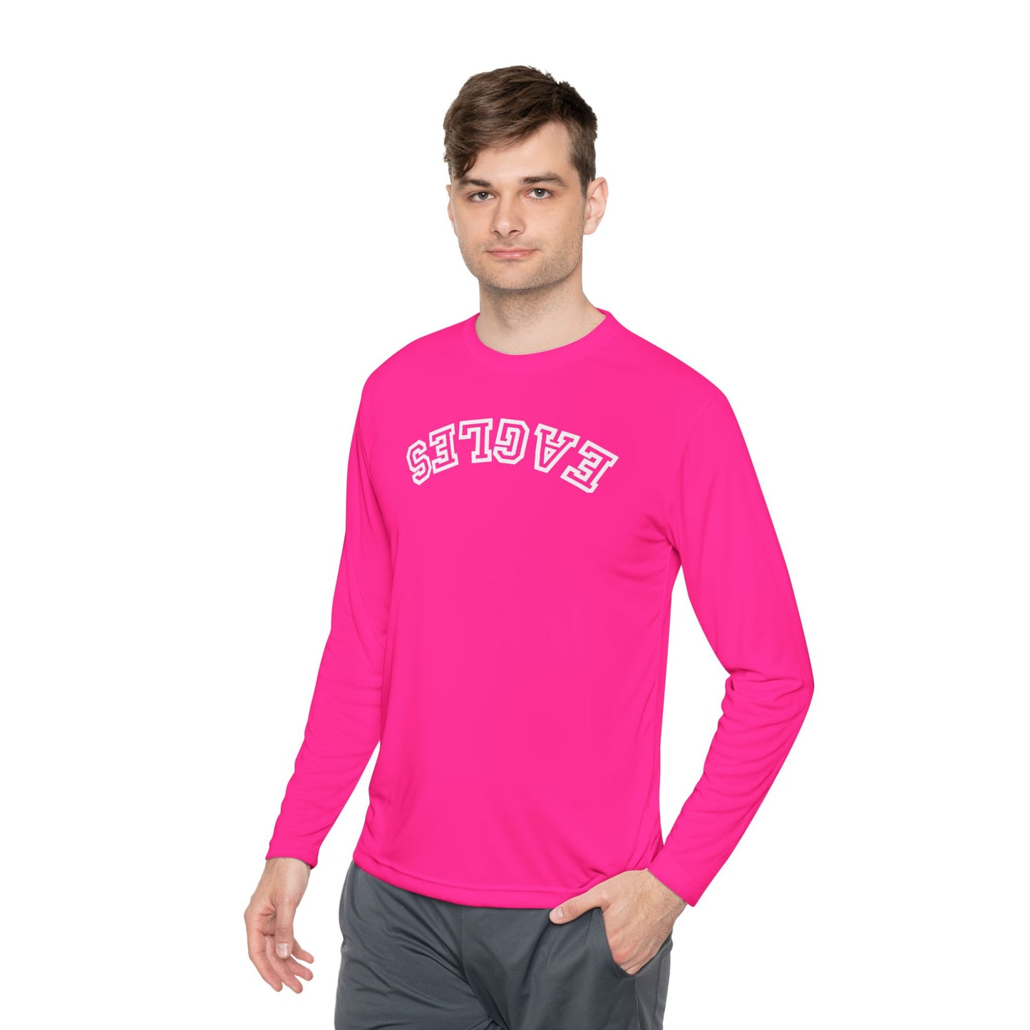 Performance "Upside Down Eagles" Long Sleeve Tee