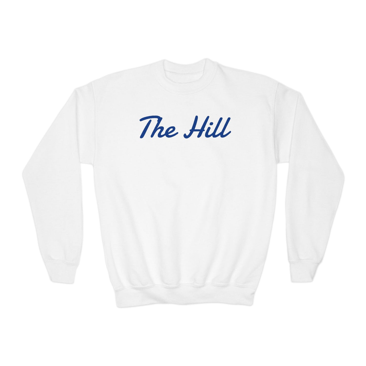 YOUTH Embroidered "The Hill" Crewneck Sweatshirt
