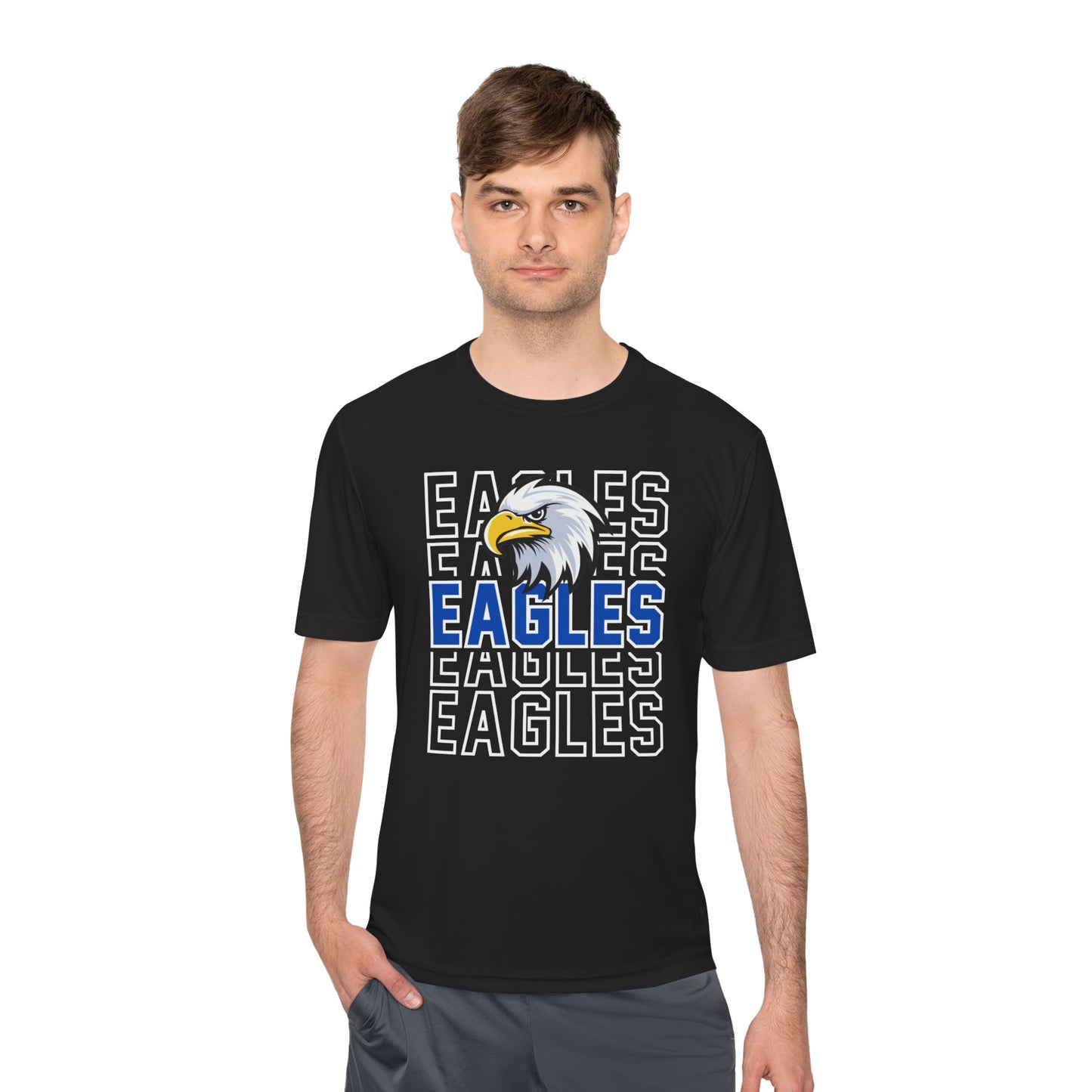 Performance "Stacked Eagles" Tee