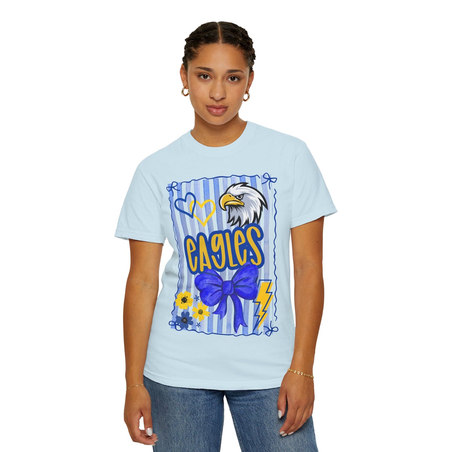Comfort Colors "Preppy Eagle Collage" Tee