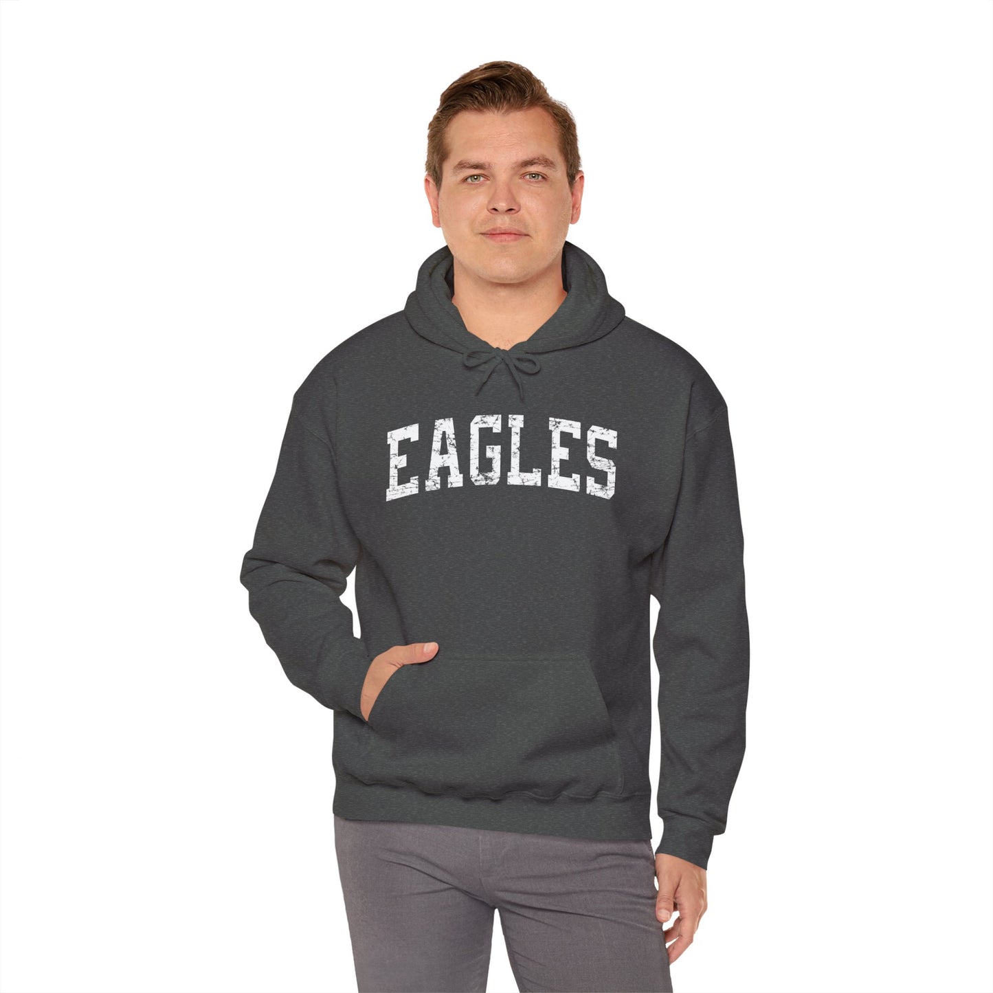 "Distressed Eagles" Hoodie