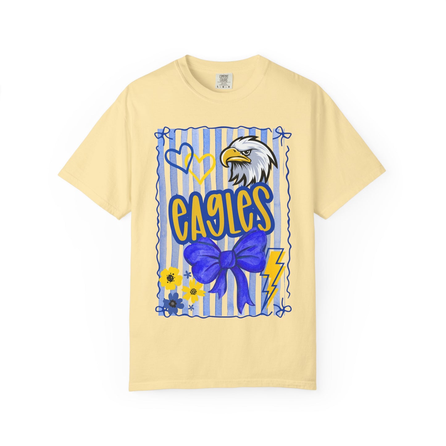 Comfort Colors "Preppy Eagle Collage" Tee