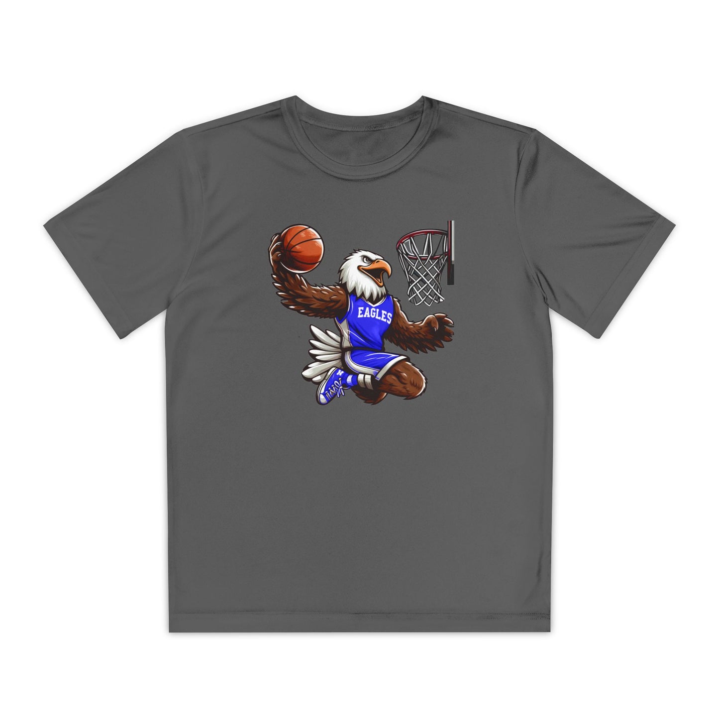 Youth Performance "Eagle Basketball Player" Tee
