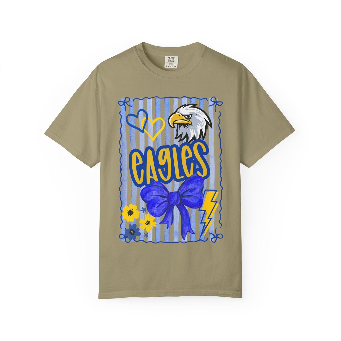 Comfort Colors "Preppy Eagle Collage" Tee