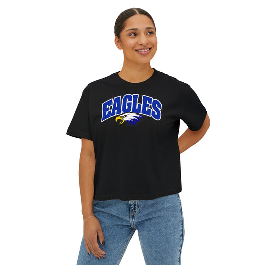 Comfort Colors Women's Boxy Eagles Tee