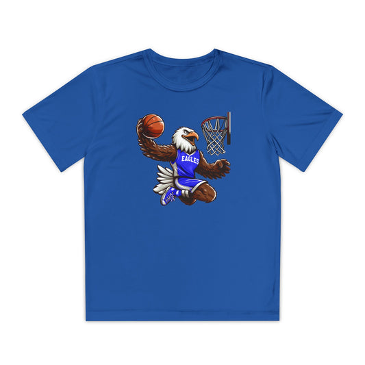 Youth Performance "Eagle Basketball Player" Tee
