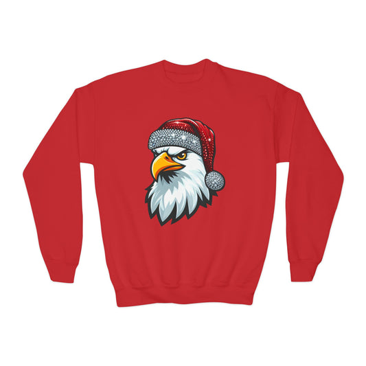 Youth "Santa Eagle" Crewneck Sweatshirt