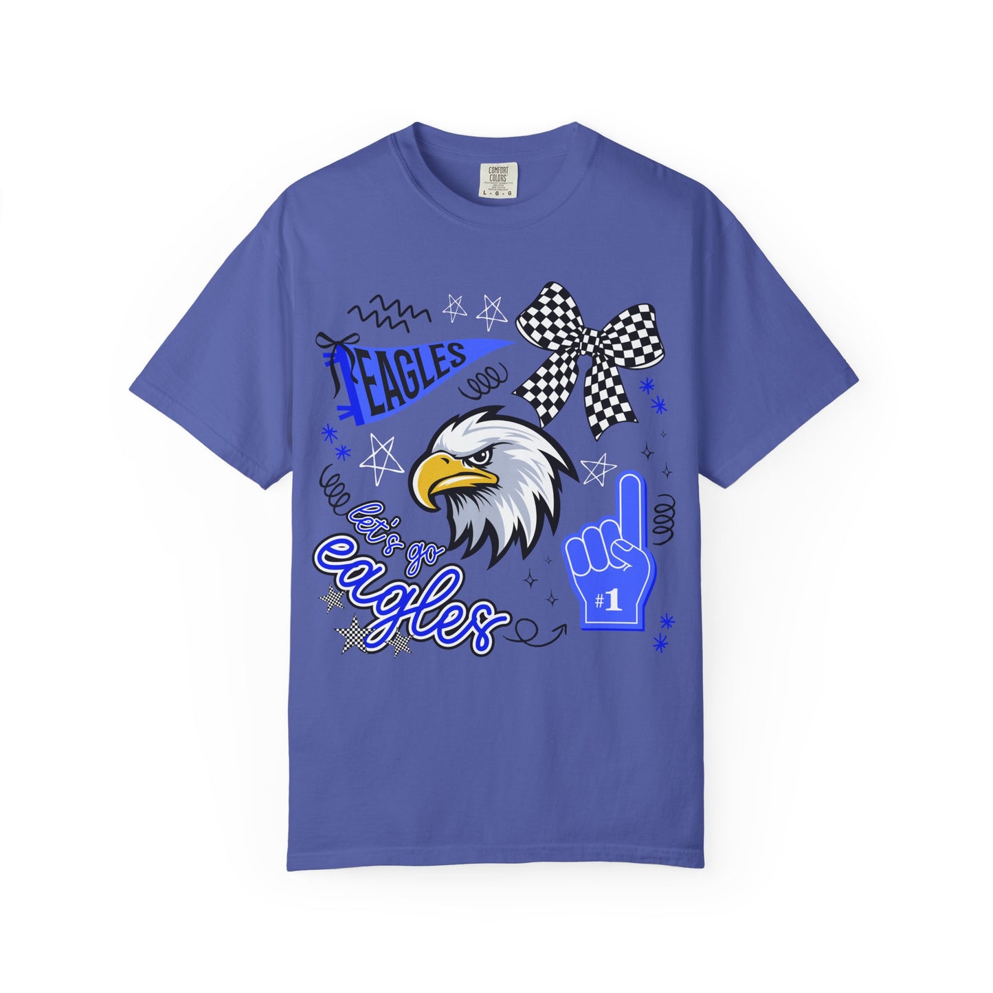 Comfort Colors "Eagles Doodle" Tee