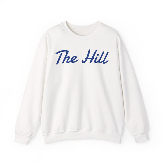 Embroidered "The Hill" Crewneck Sweatshirt